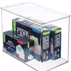 mDesign Plastic 
Stackable Office Organizers 4pcs
