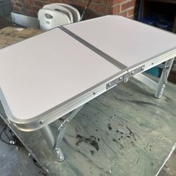 Folding Camping Table, 2ft Small Portable  24”x16”x20” Height 