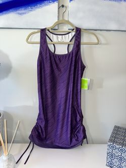 Purple workout tank top NWT