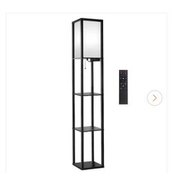 Floor Lamp With Shelves