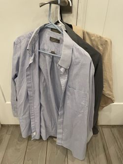 12 Long Sleeve Men’s Dress Shirts 16 32/33