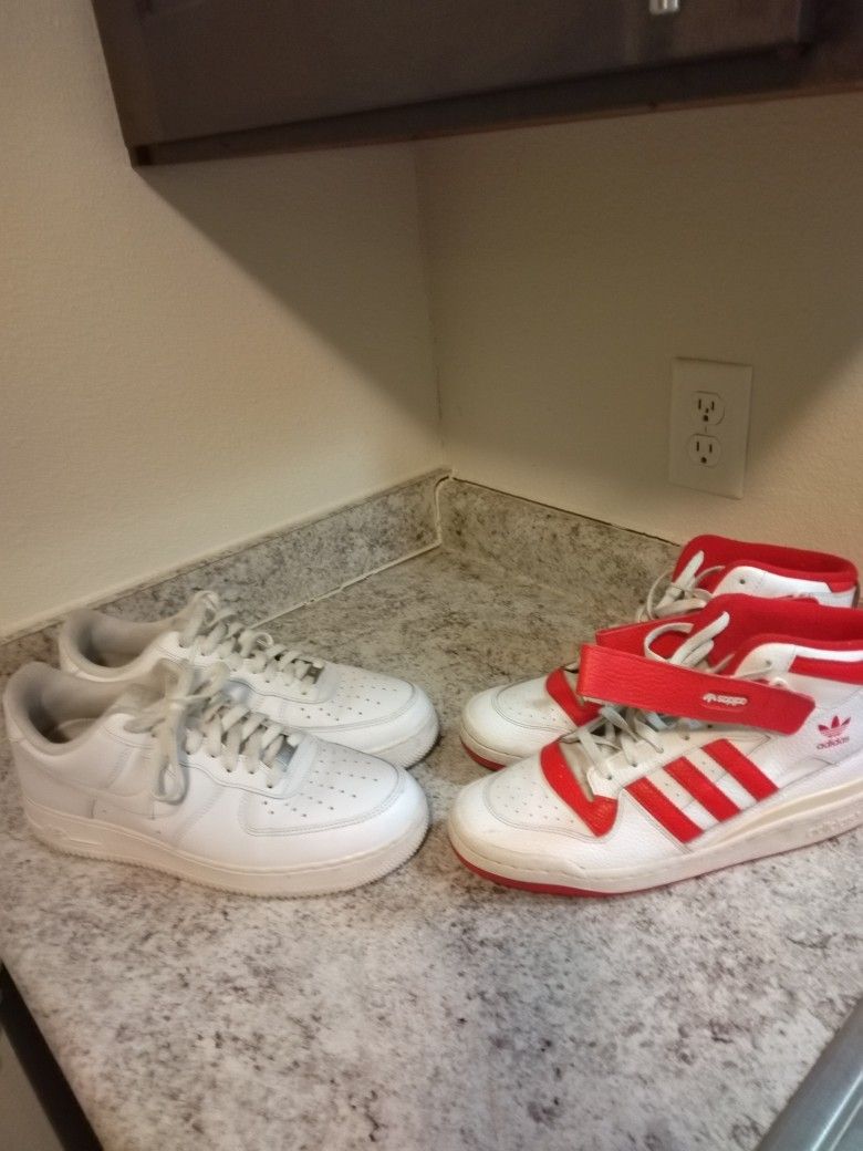 Air Force Ones And Adidas