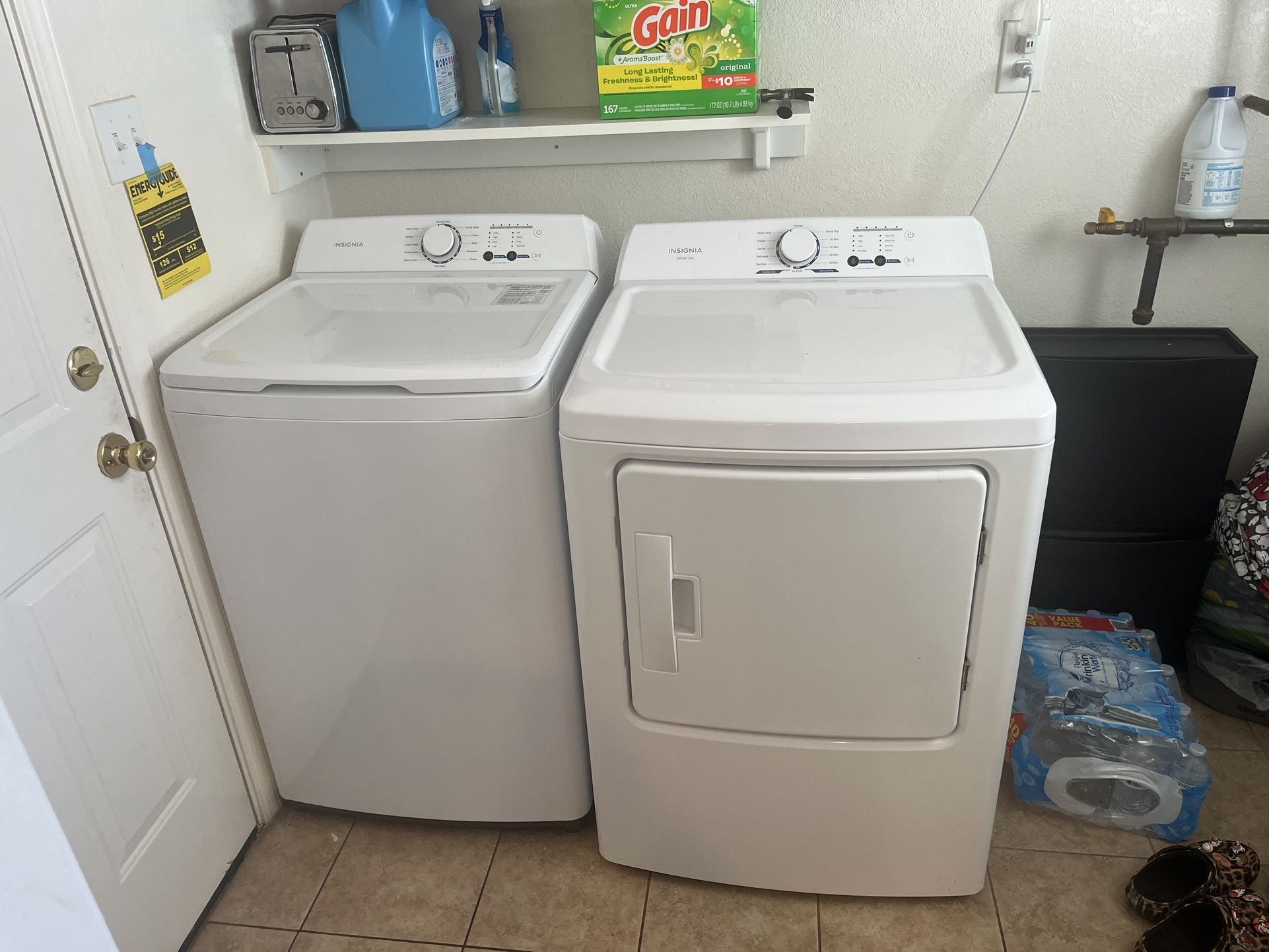 Washer and dryer