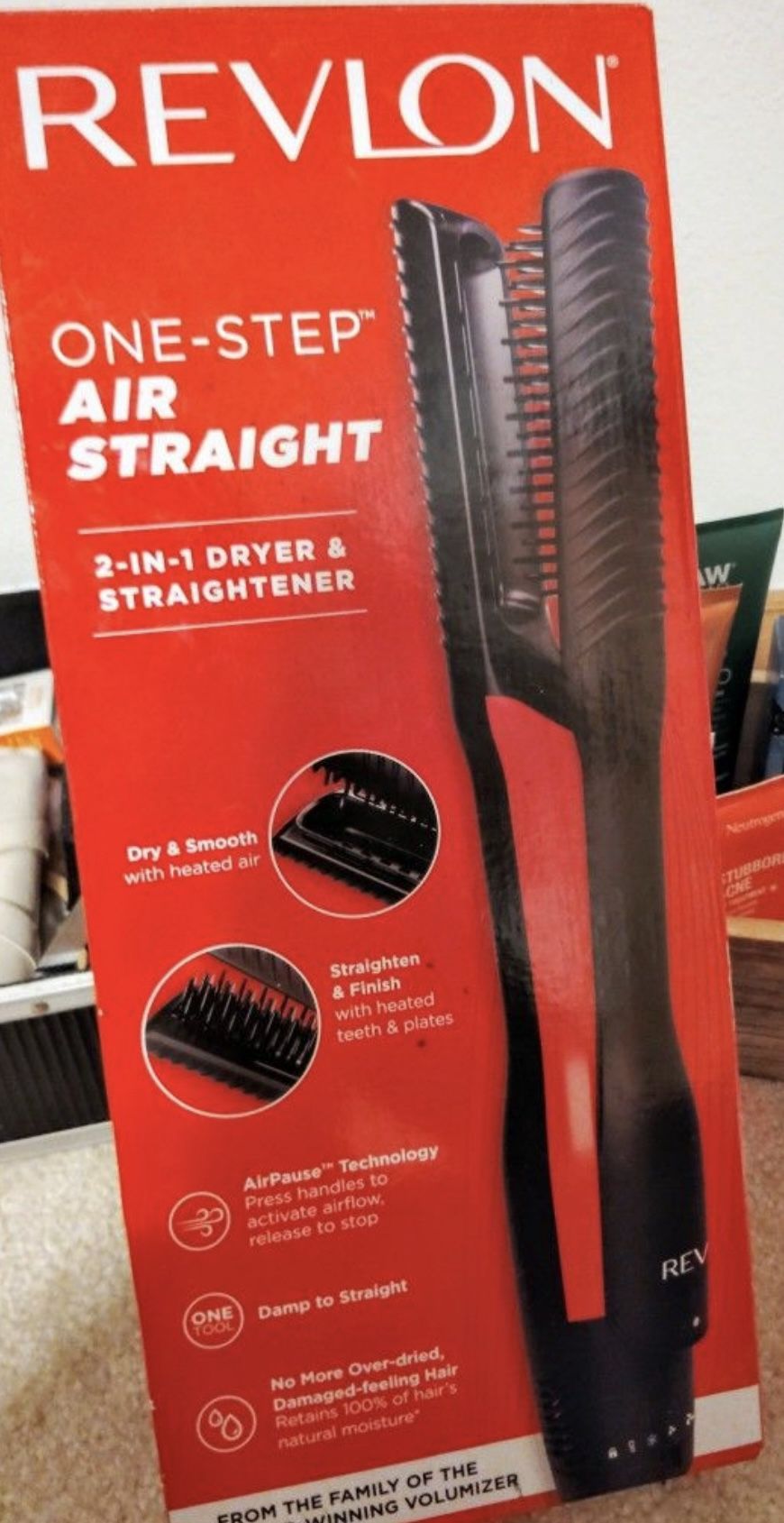 2 In 1 Hair Dryer And Straightener