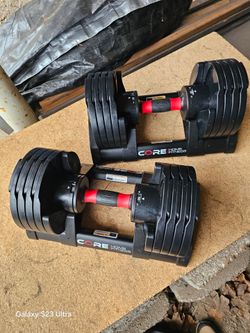 Core Fitness Dumbells 50lbs