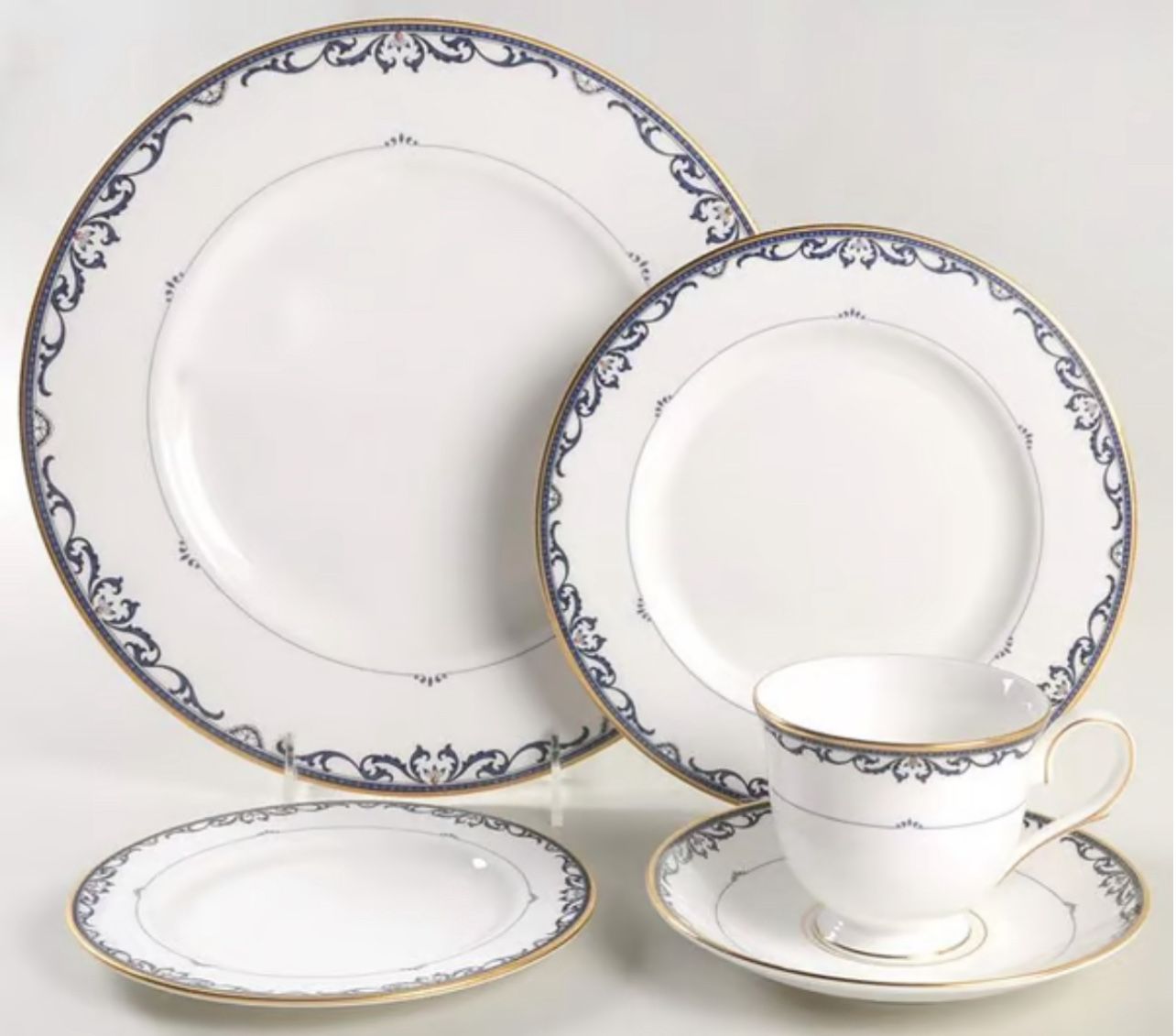 MOVING SALE Lennox Royal Scroll Fine China Set (New In Box)