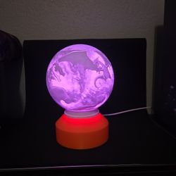Charizard Fan Art Night Light Globe