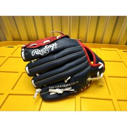 Rawlings Baseball Glove WPL95NS Navy Red Basket Web Youth 9.5in