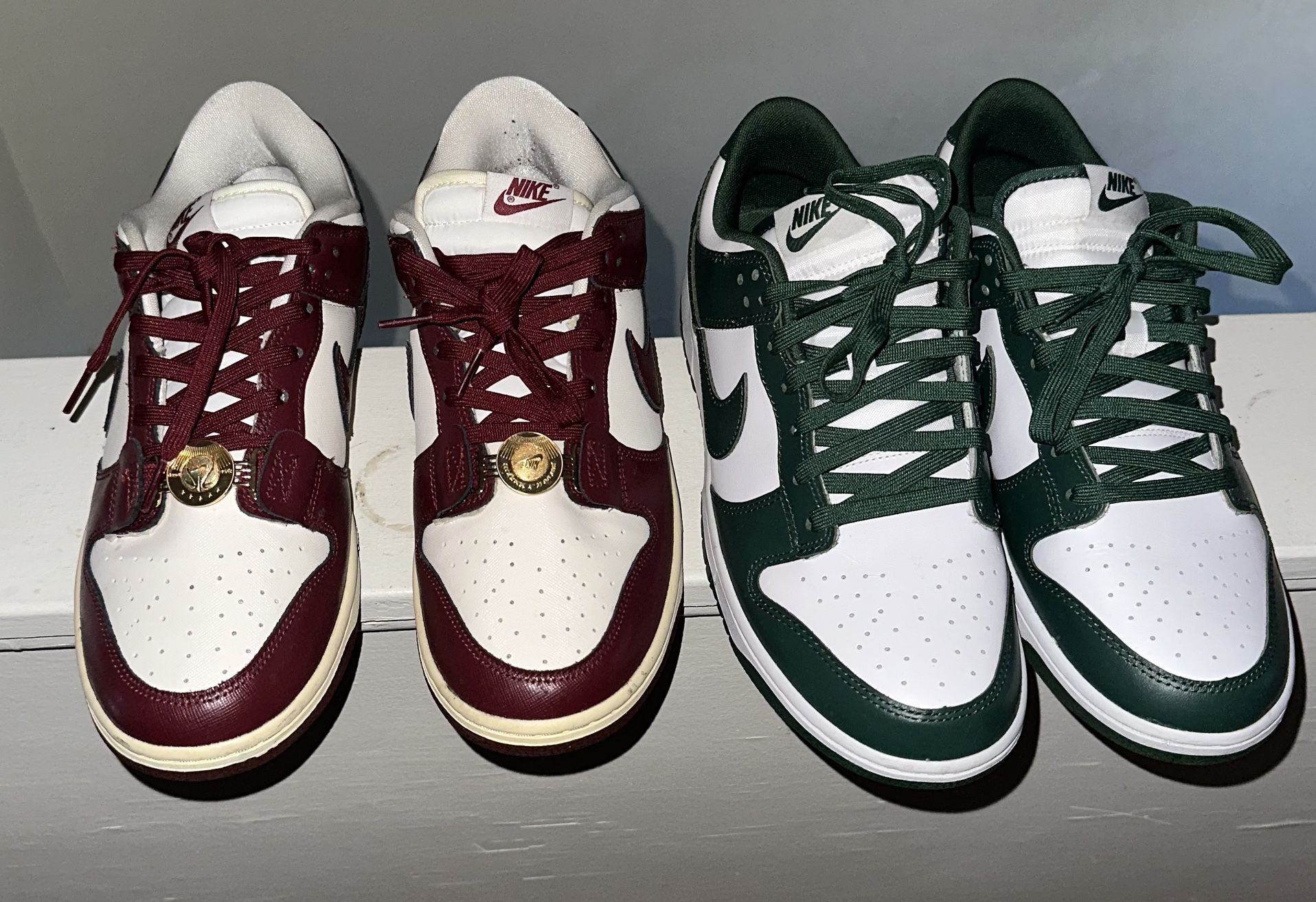 Varsity Green Dunks/ Sisterhood Dunks