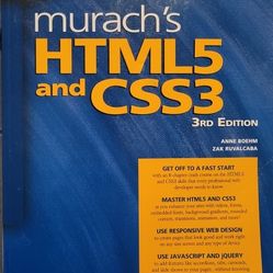 Murach's HTML and CSS 3rd Edition