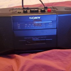 Sony AM/FM Radio And Cassette Player