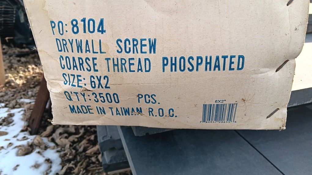 2" Dry Wall Scrus