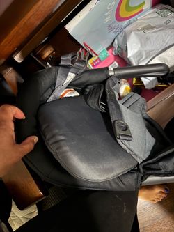 Inglesina Fast Table Hook On High Chair - Black With Tray