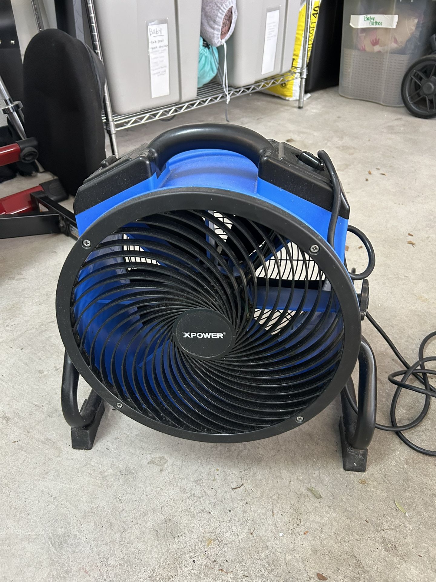 XPOWER FC-300 Heavy Duty Industrial High Velocity Whole Room Air Mover