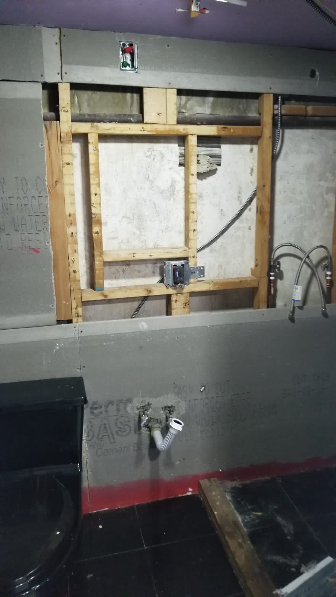 Remove Bath And Put In Place Standing Shower , Retile Bathroom Black Decor