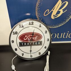 Ford Tractor Light-up Wall Clock