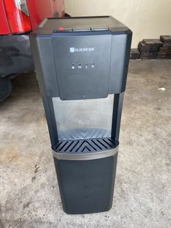 Glacier Bay LY619 Matte Black Stainless Steel Bottom Load Water Dispenser