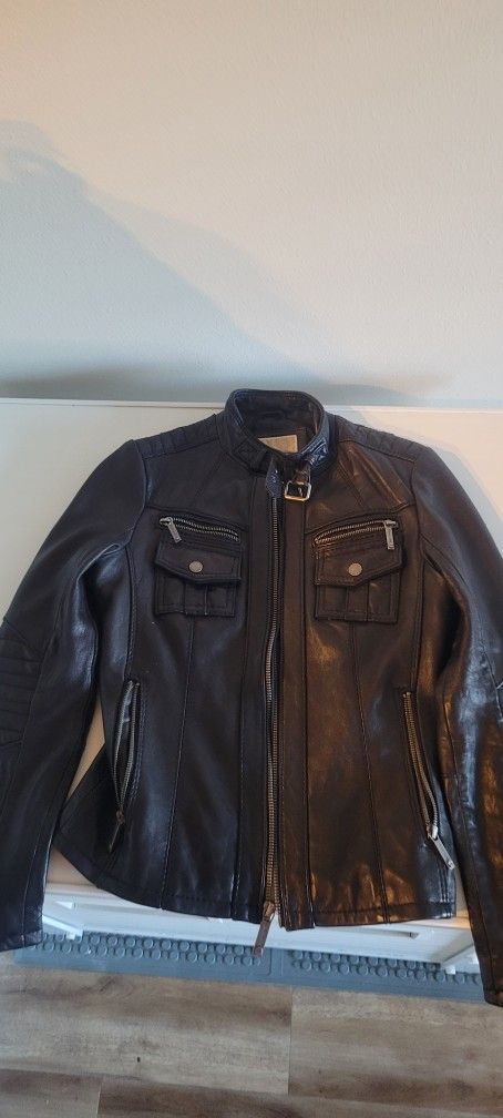 Michael Kors, leather Biker jacket