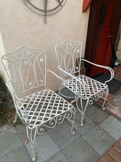 Salterini Vintage Wrought Iron Chairs