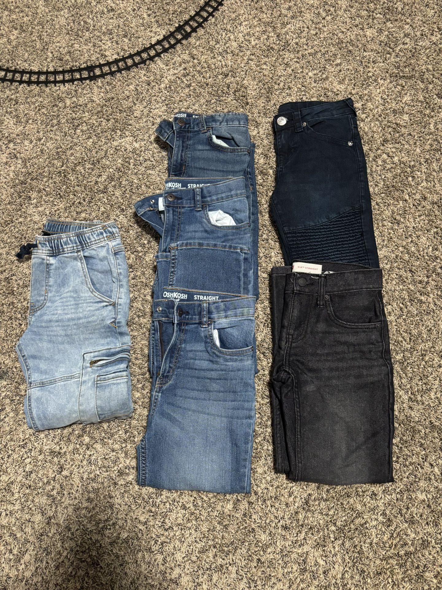 6 Pairs Of Size 8 Boy Pants 