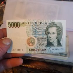 Banco De Italy 5,000 Lite