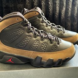 Jordan 9s Retro Olive
