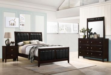 Carlton 4-piece Full Bedroom Set Cappuccino