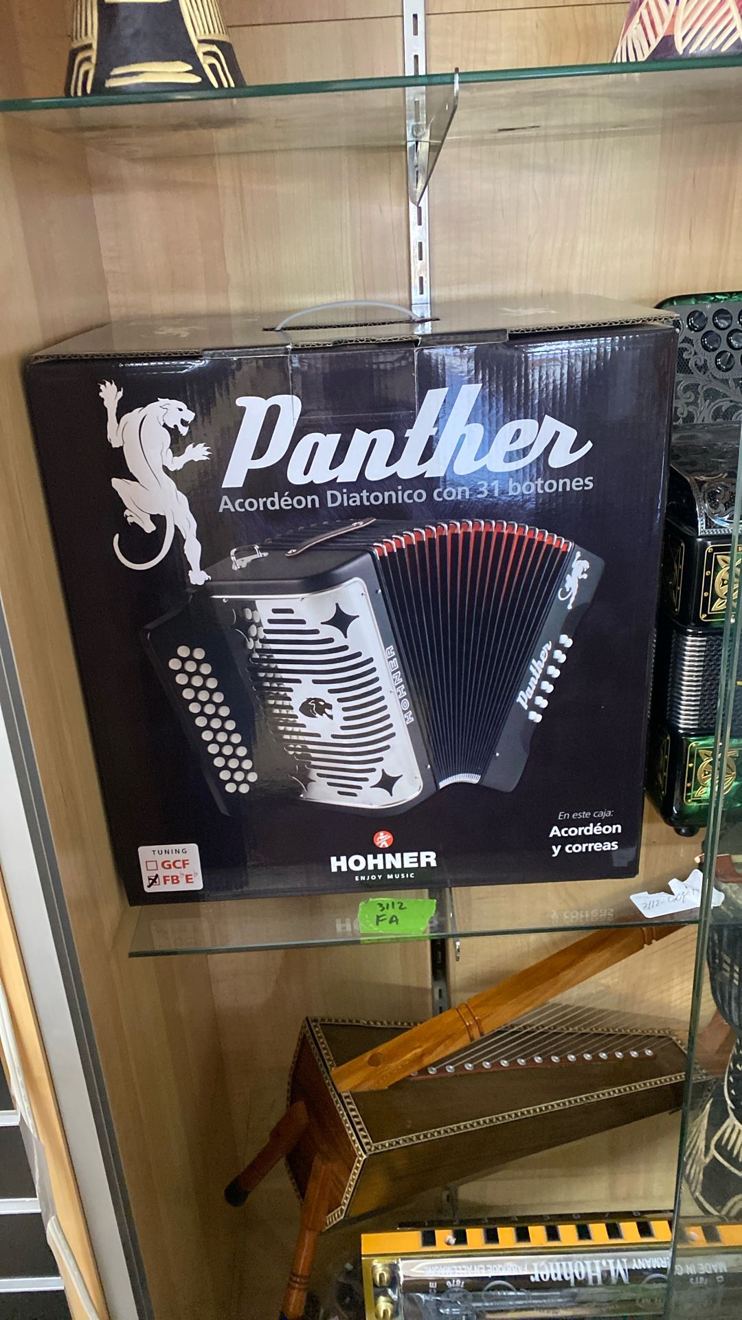 Hohner Panther Accordion In FA $800 New With Warranty