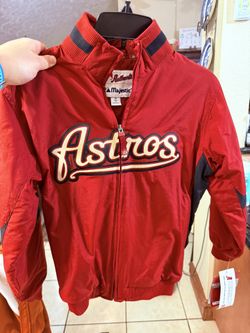 Vintage Houston Astros MLB Majestic Therma Base Jacket Youth Size M