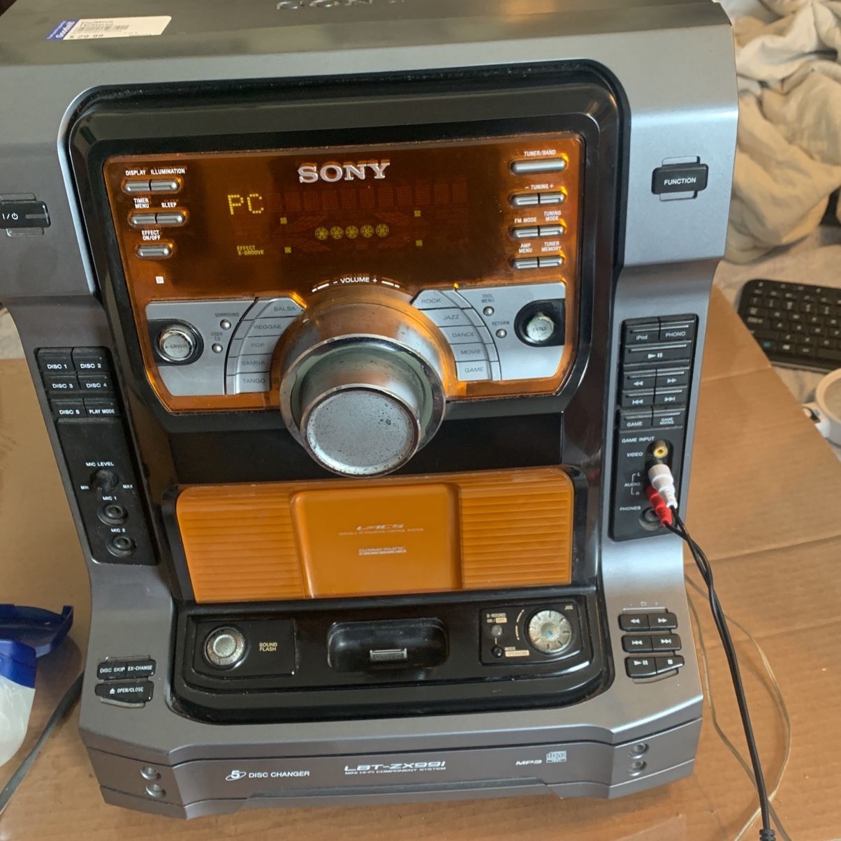 SONY　Liberty Club 500W　XO-V500W 1986 NEW Sony LBT-ZX99i Muteki 720W HI-FI Component System 5-Disc