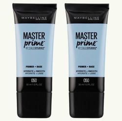 2 Pieces Of Maybelline Facestudio Master Prime Primer Hydrate + Smooth - 1 fl oz - 050