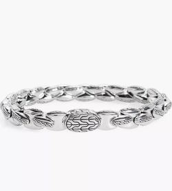 Brand NEW w Tags John Hardy Classic Chain 10mm Bracelet Silver .925 Size Large