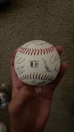 Multi-Signed Fotoball MLB Baseball