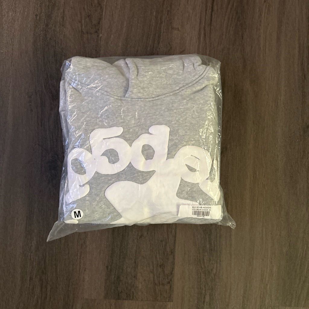 Sp5der Hoodie M Light Grey
