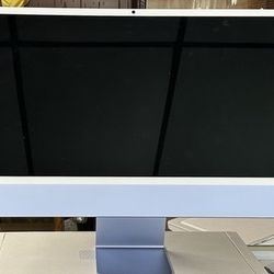 Apple iMac 24” (Blue) – Sleek, Fast, and Beautiful Setup