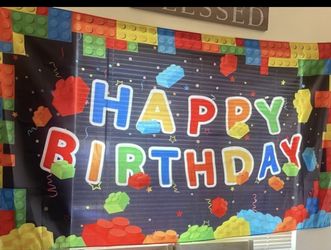 Lego Birthday Banner