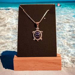 Collar De Plata 925 Tortuga