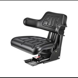New Other VEVOR Universal Adjustable Forklift/Tractor Seat With Micro Switch, Black
