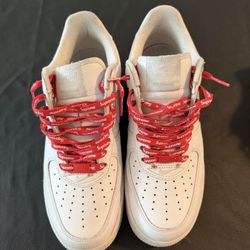 Supreme Red White Air Force 1’s