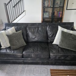 Large Leather Sofa