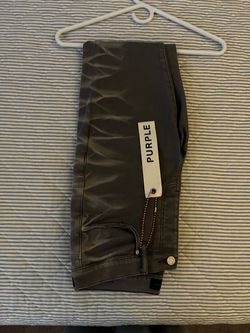 Size 38 Purple Brand Coated Jeans with Tags