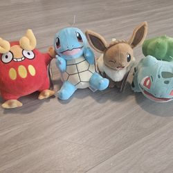 Pokemon  Plushes