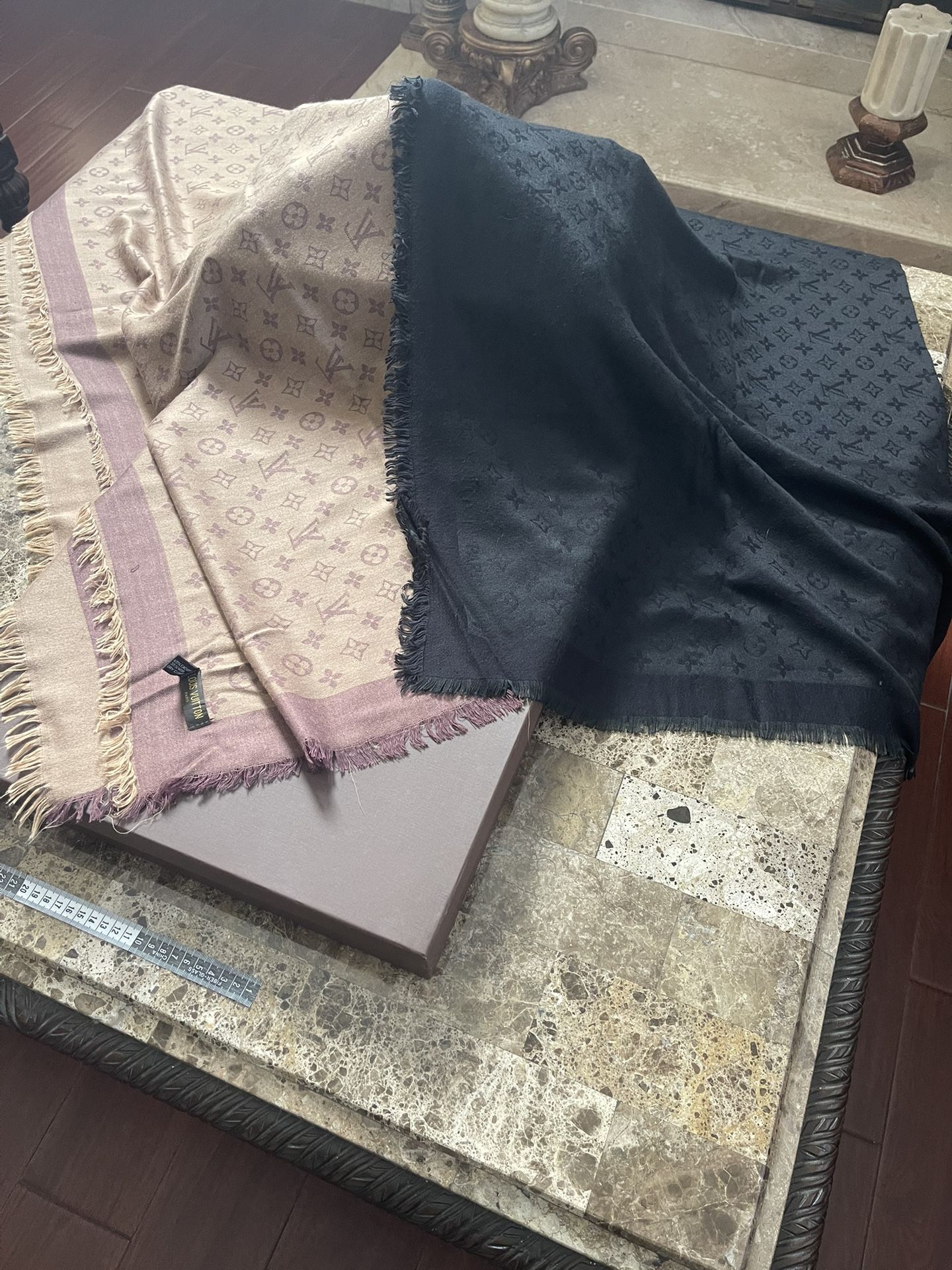 Authentic 2 Louis Vuitton Scarfs 