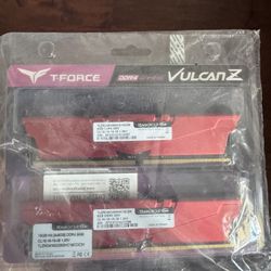 Brand New Sealed TeamGroup T-Force Vulcan Z 16GB (2×8) DDR4-3000 CL16 RAM Kit