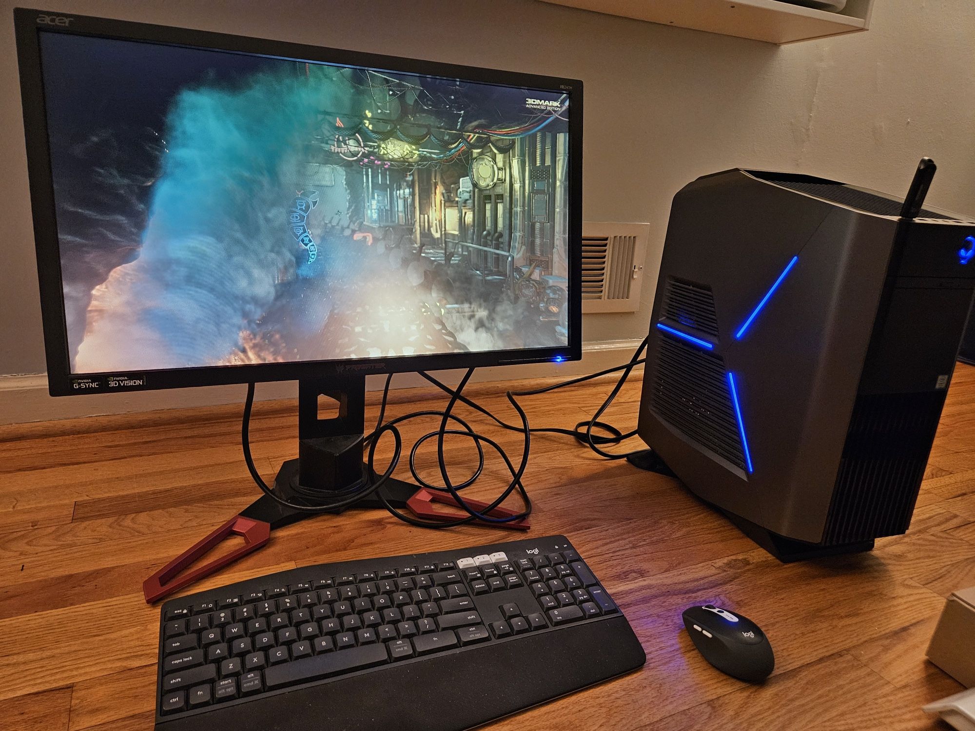 Alienware R6 Gaming Computer Setup