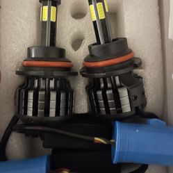 H4 LED Headlight Bulb,9003 LED Headlights HB2 12000LM 6000K Xenon White Fanless Plug and Play 