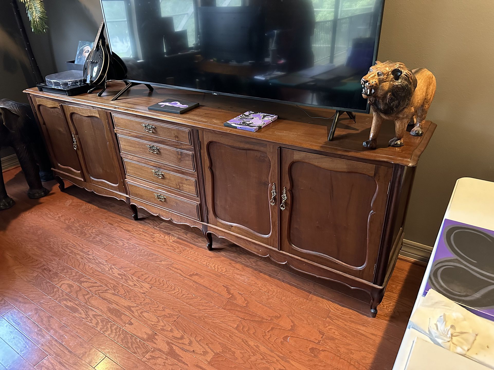 10 FT Solid Wood Credenza!