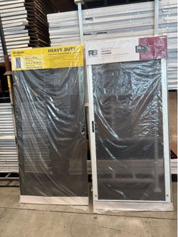Heavy duty sliding patio screen doors