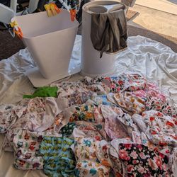 Cloth Diapers, Diaper Pail, Diaper Cleaning Toilet Accessory