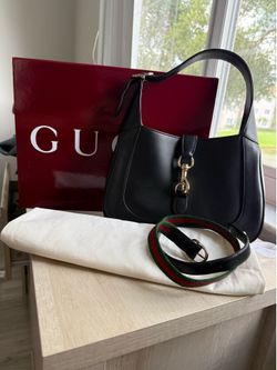 Gucci Jackie Black Bag Leather
